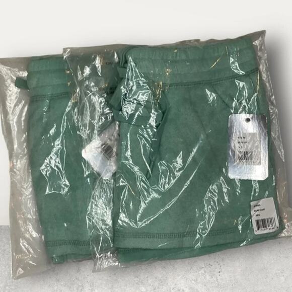 PJ Salvage Seafoam Green Terry Pajama Shorts with Pockets – Women’s XXS NEW 001 - Picture 7 of 7